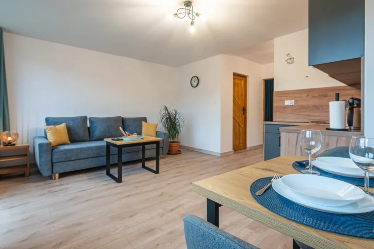 Krzywa8 - apartamenty Wisła - salon w apartamencie